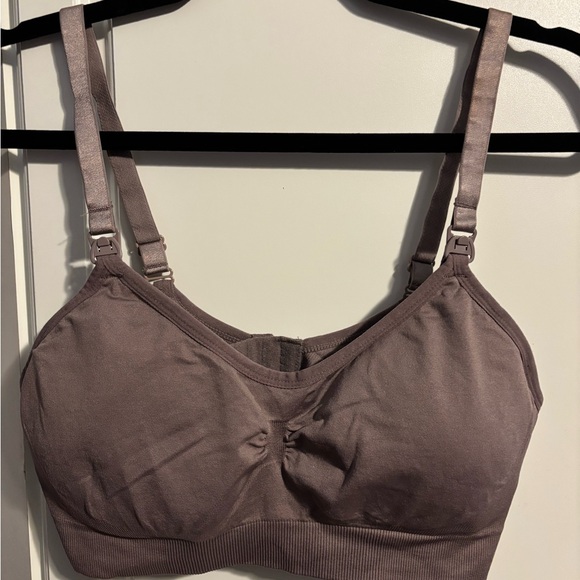 Nursing tank tops and bras- gently used! Comfortable and neutral colors! - Picture 2 of 16